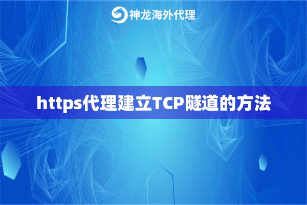 https代理建立TCP隧道的方法
