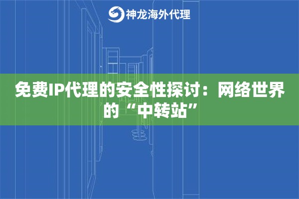 免费IP代理的安全性探讨：网络世界的“中转站”