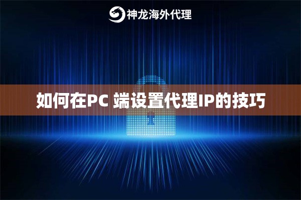 如何在PC 端设置代理IP的技巧