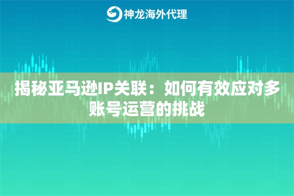 揭秘亚马逊IP关联：如何有效应对多账号运营的挑战