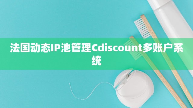 法国动态IP池管理Cdiscount多账户系统