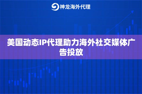 美国动态IP代理助力海外社交媒体广告投放