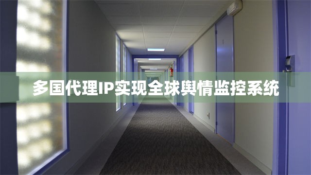 多国代理IP实现全球舆情监控系统