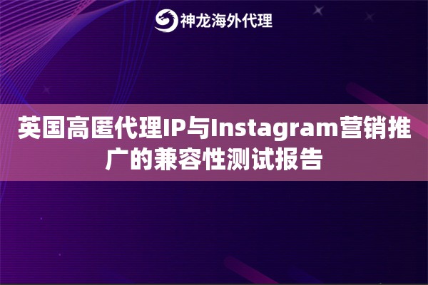 英国高匿代理IP与Instagram营销推广的兼容性测试报告